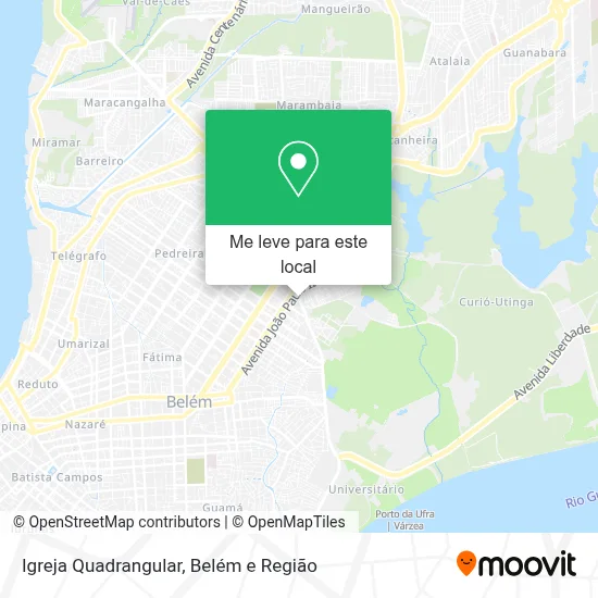 Igreja Quadrangular mapa