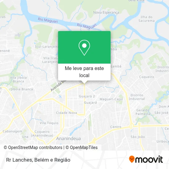 Rr Lanches mapa