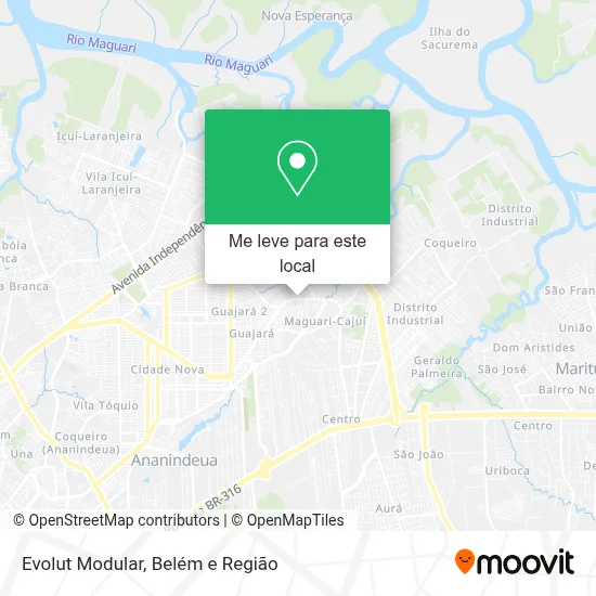 Evolut Modular mapa