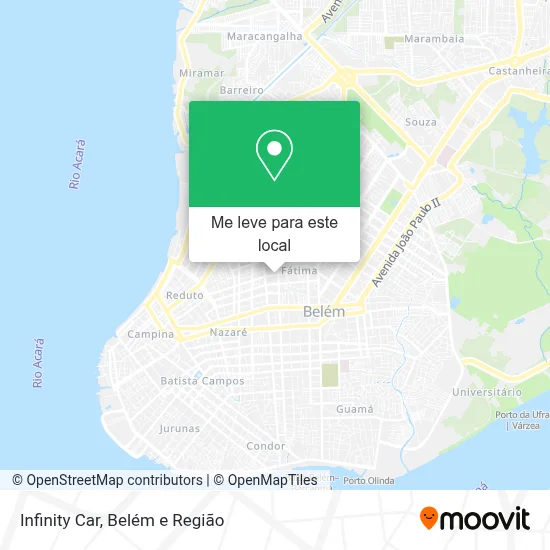 Infinity Car mapa