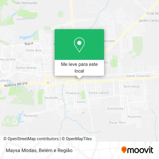 Maysa Modas mapa