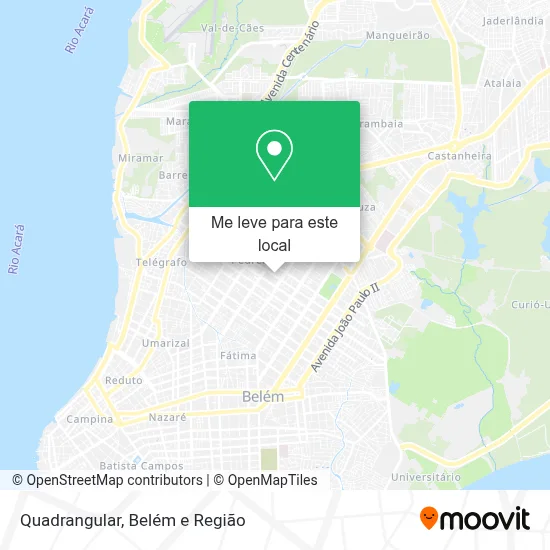 Quadrangular mapa