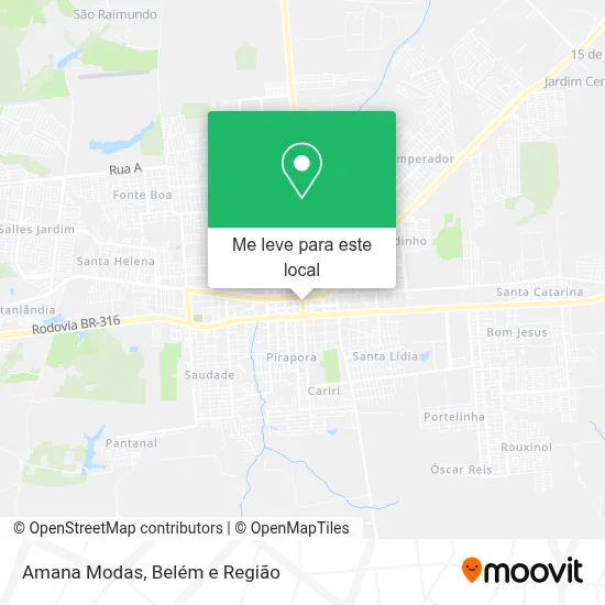 Amana Modas mapa