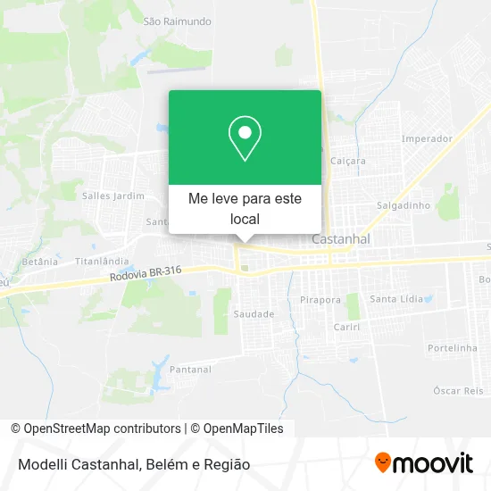 Modelli Castanhal mapa