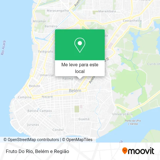 Fruto Do Rio mapa