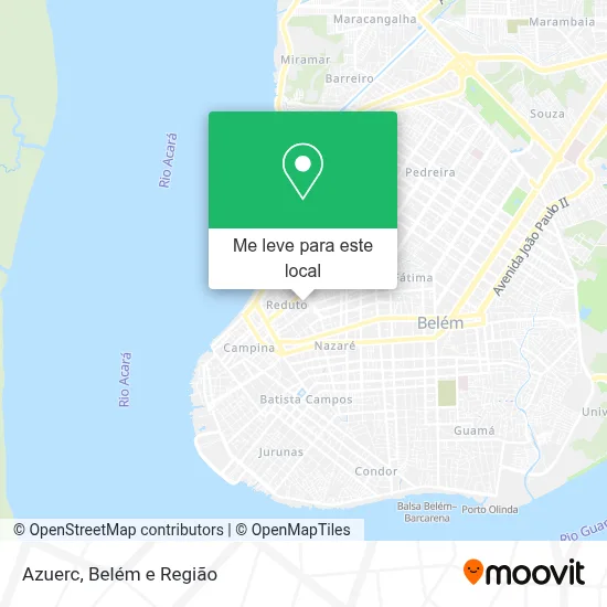 Azuerc mapa