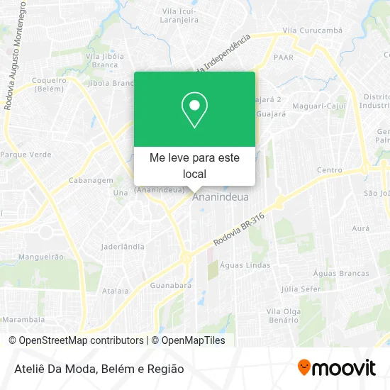 Ateliê Da Moda mapa