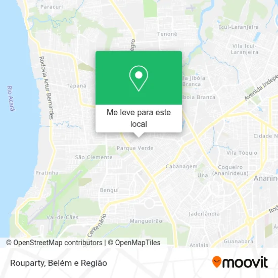 Rouparty mapa