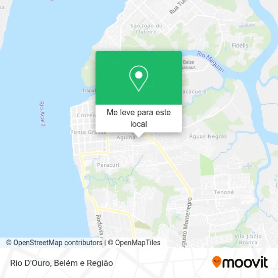 Rio D'Ouro mapa