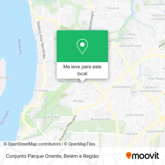 Conjunto Parque Oriente mapa