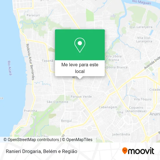 Ranieri Drogaria mapa