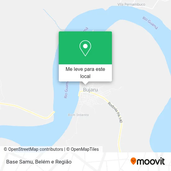 Base Samu mapa