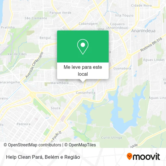 Help Clean Pará mapa