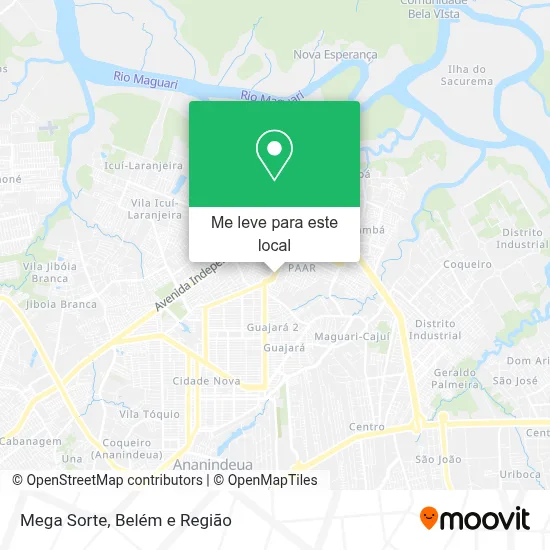 Mega Sorte mapa