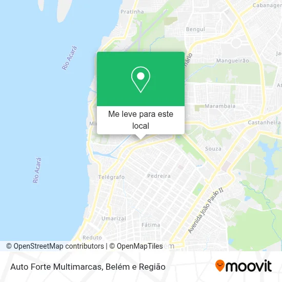 Auto Forte Multimarcas mapa