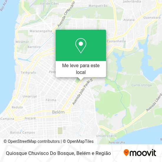 Quiosque Chuvisco Do Bosque mapa