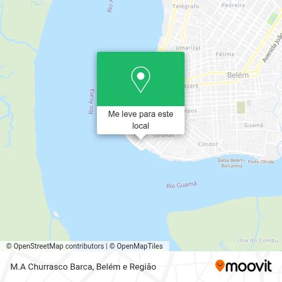 M.A Churrasco Barca mapa