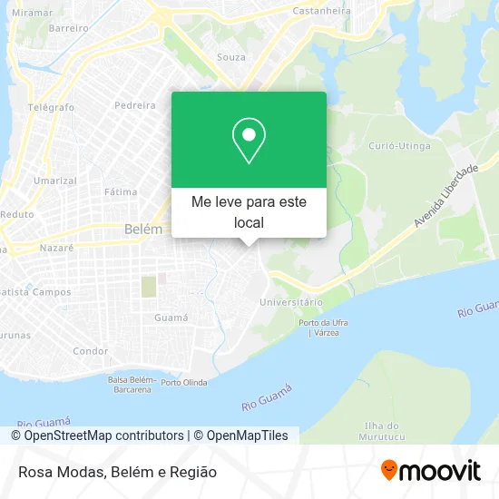 Rosa Modas mapa