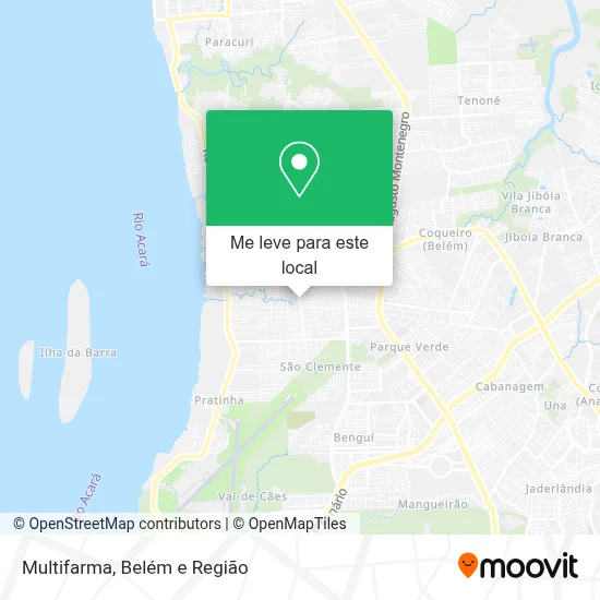 Multifarma mapa