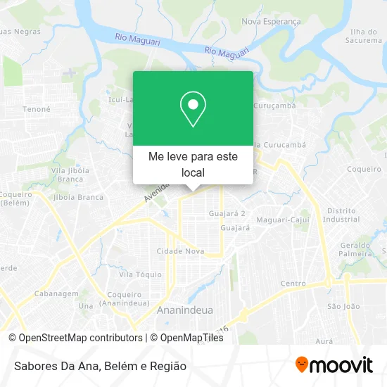 Sabores Da Ana mapa