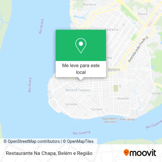 Restaurante Na Chapa mapa