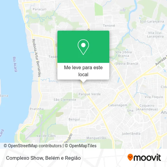 Complexo Show mapa