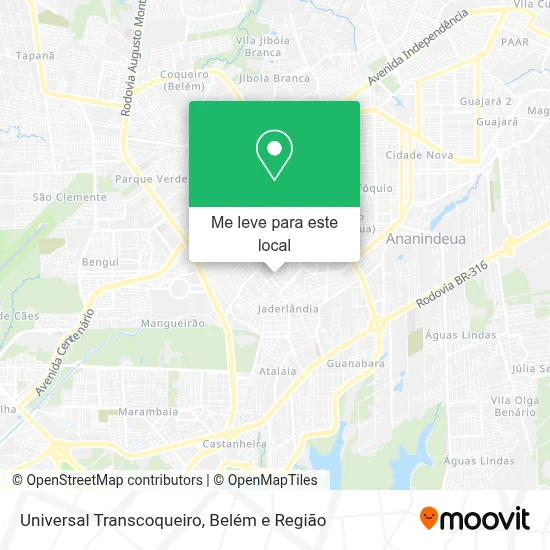Universal Transcoqueiro mapa
