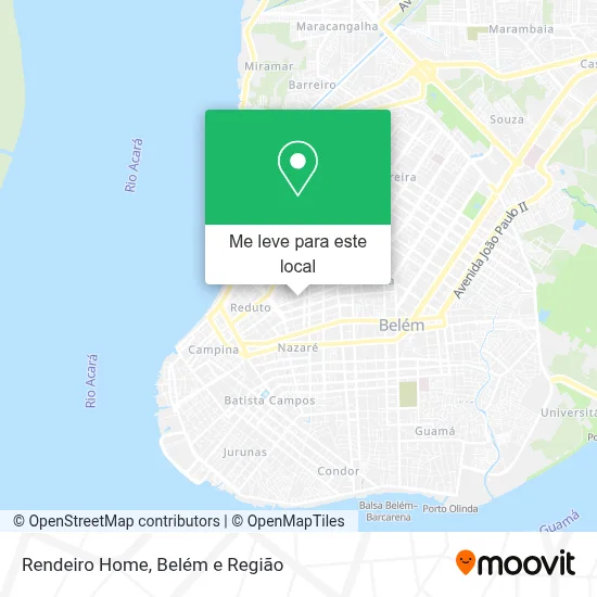 Rendeiro Home mapa