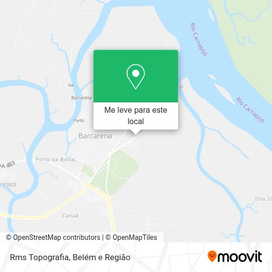 Rms Topografia mapa