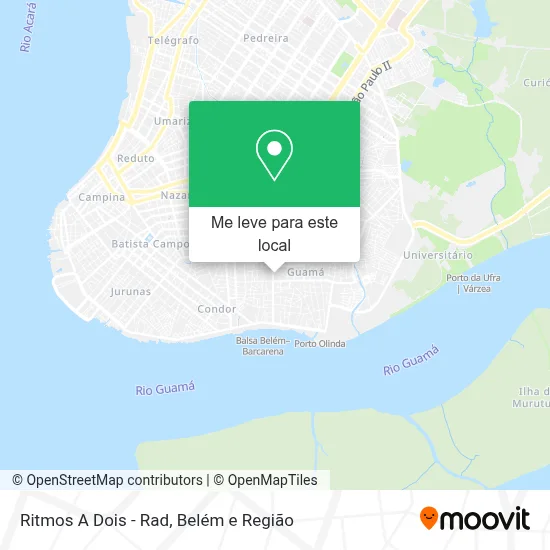 Ritmos A Dois - Rad mapa