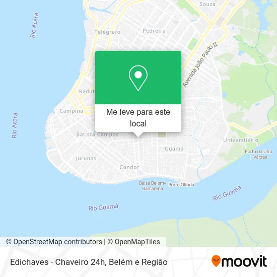 Edichaves - Chaveiro 24h mapa