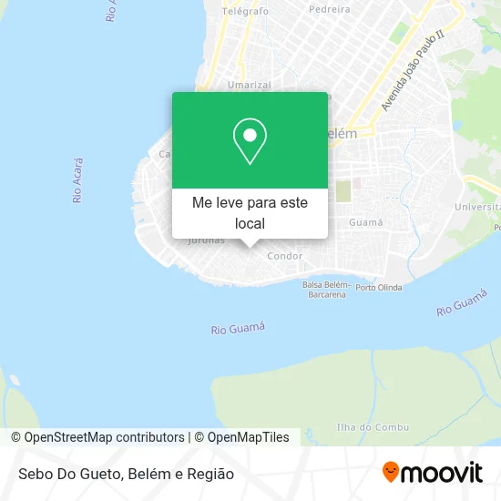 Sebo Do Gueto mapa