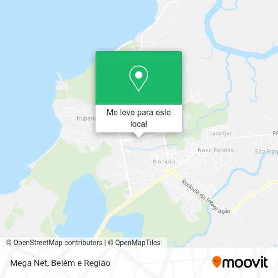 Mega Net mapa