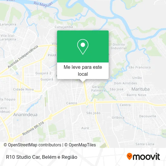 R10 Studio Car mapa