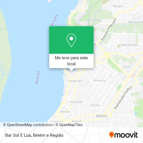 Bar Sol E Lua mapa
