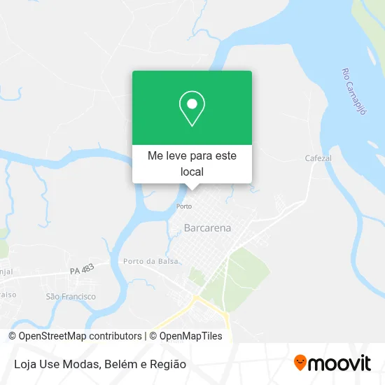 Loja Use Modas mapa