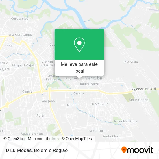 D Lu Modas mapa