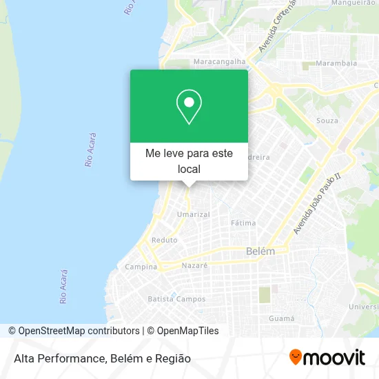 Alta Performance mapa