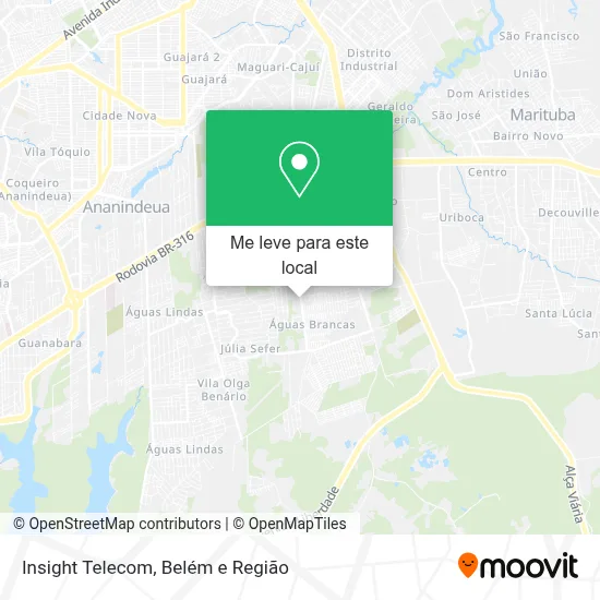 Insight Telecom mapa