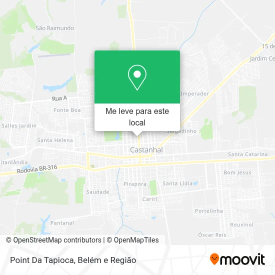 Point Da Tapioca mapa
