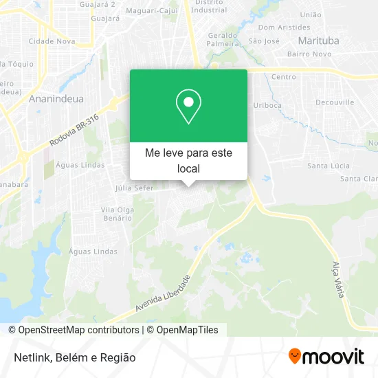 Netlink mapa