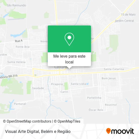 Visual Arte Digital mapa