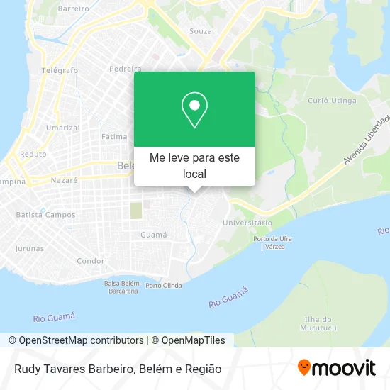 Rudy Tavares Barbeiro mapa