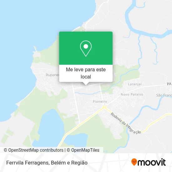 Ferrvila Ferragens mapa