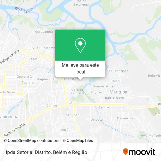 Ipda Setorial Distrito mapa