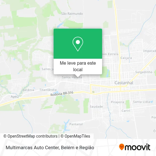 Multimarcas Auto Center mapa