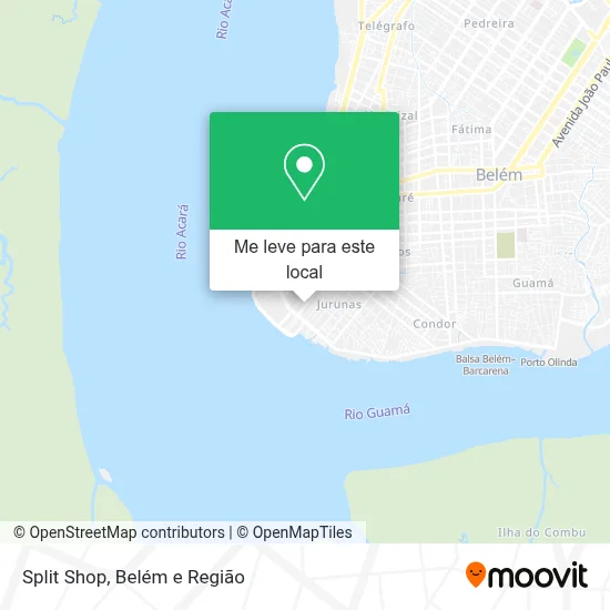 Split Shop mapa