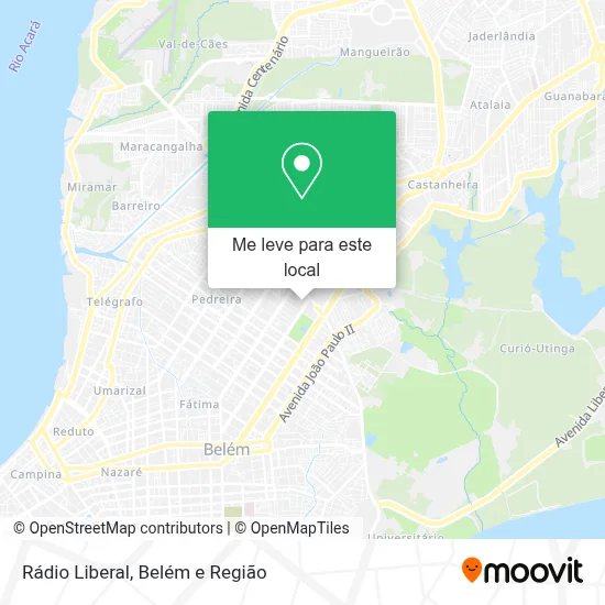 Rádio Liberal mapa
