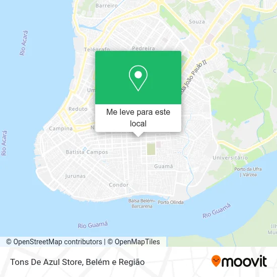 Tons De Azul Store mapa
