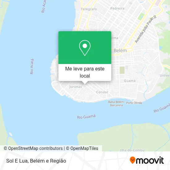 Sol E Lua mapa